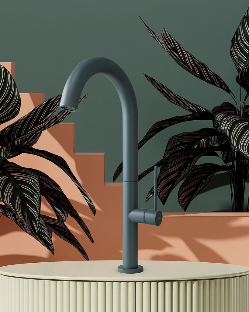 Slim Sfondo Rosa e Verde