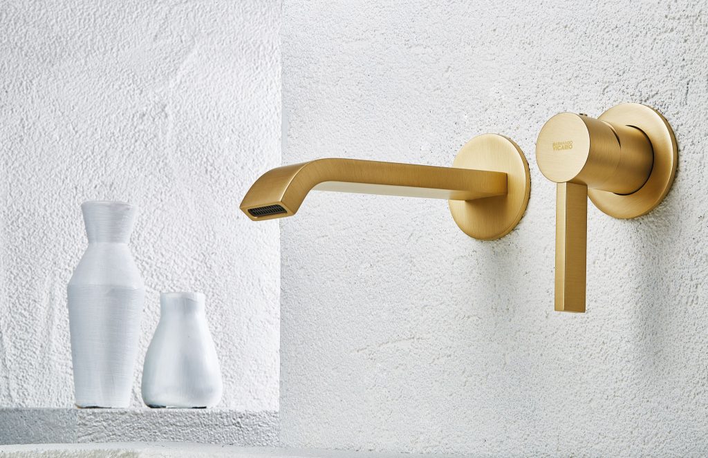 Mooi gold white background