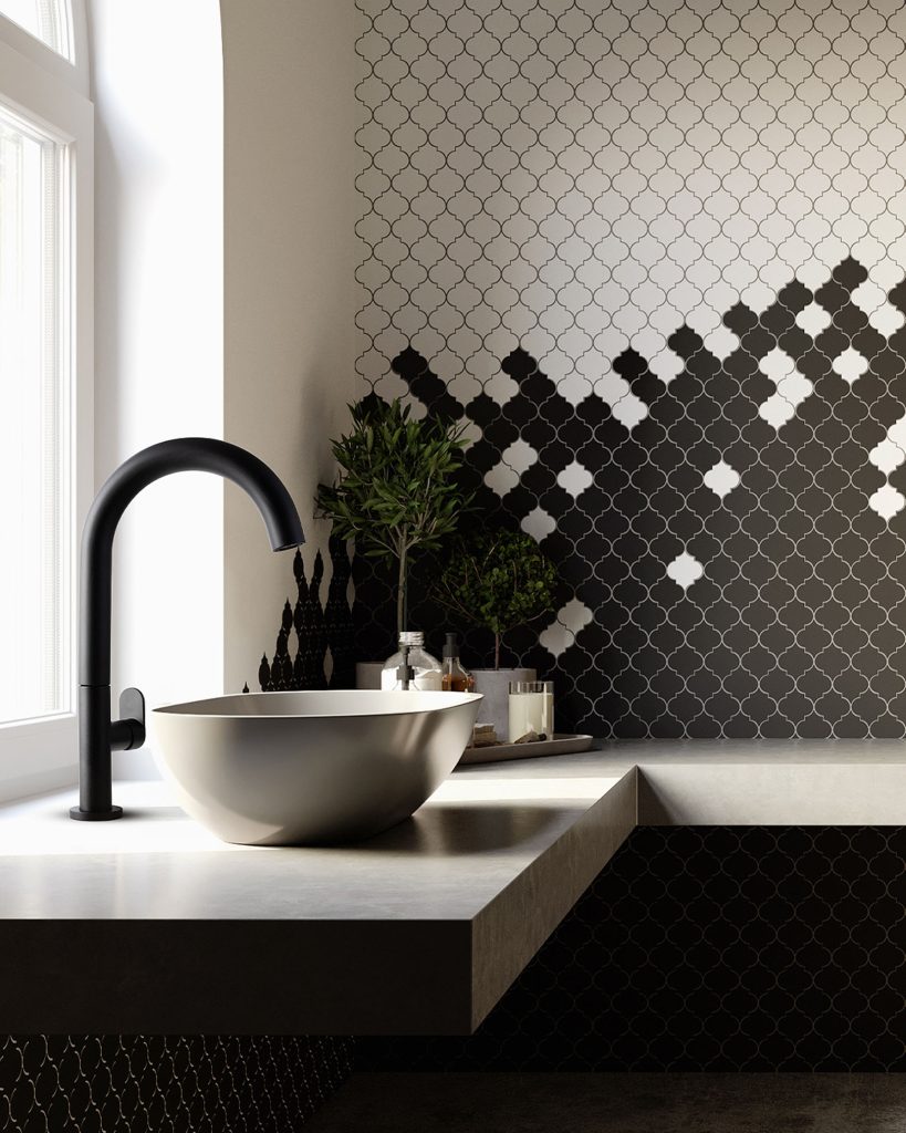 Slim nero cucina bianconera