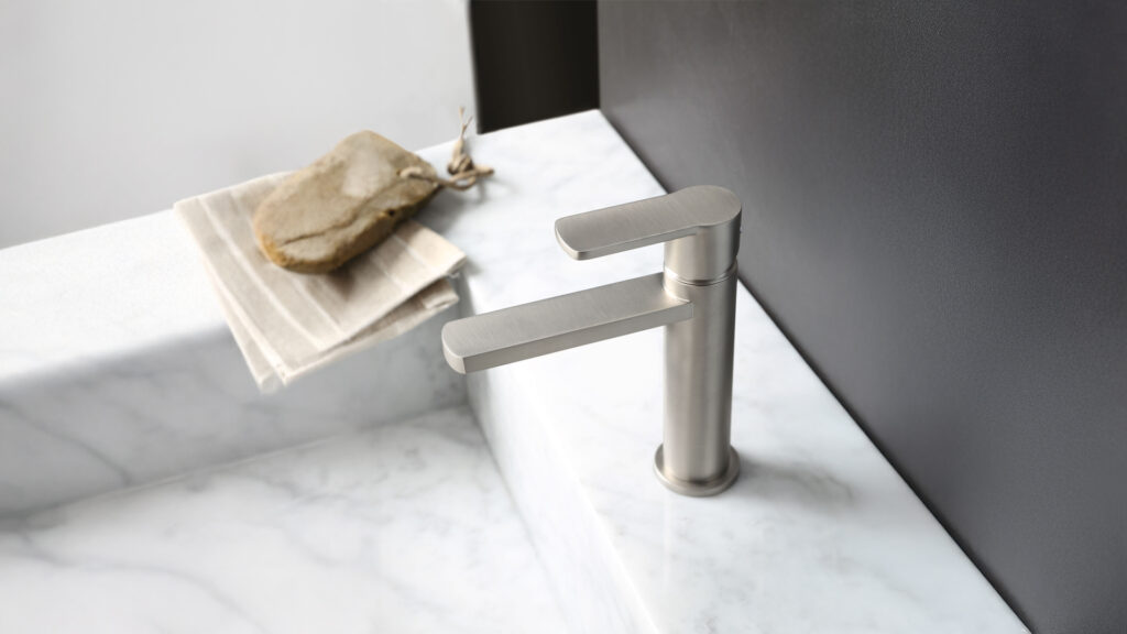 GLAM spazz white marble sink