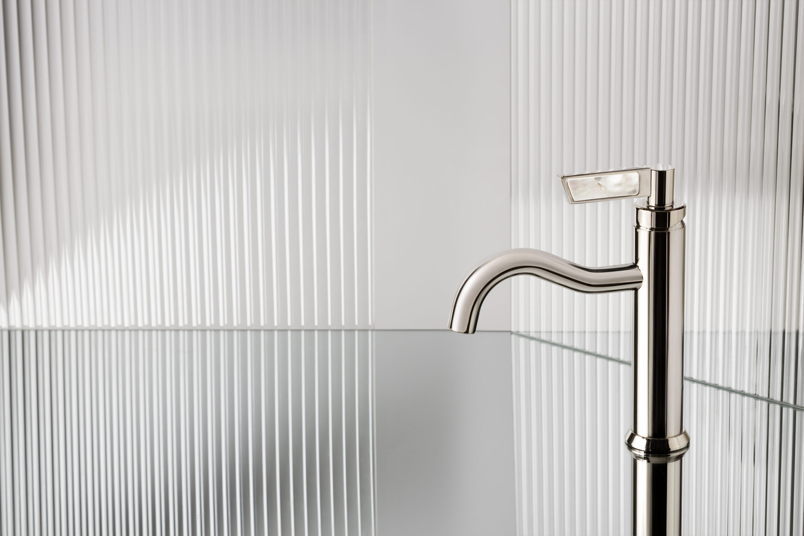 Mother of pearl faucet