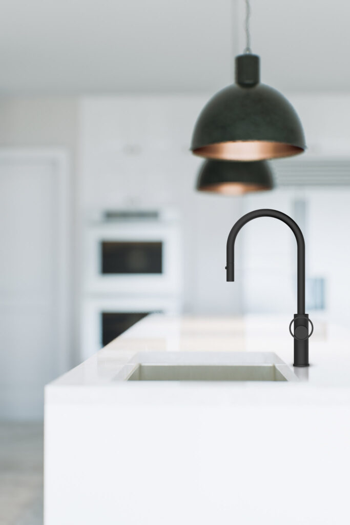 Halo kitchen – black