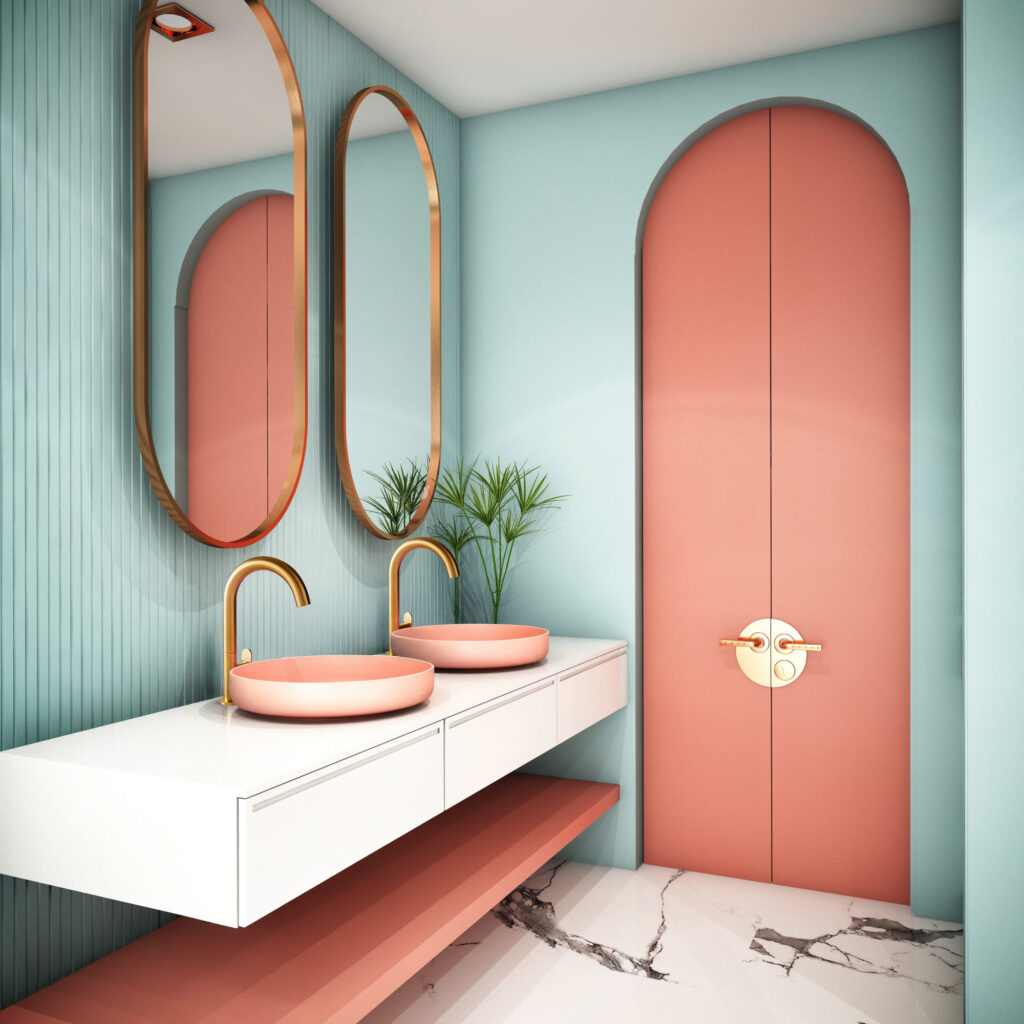 slim – bagno rosa